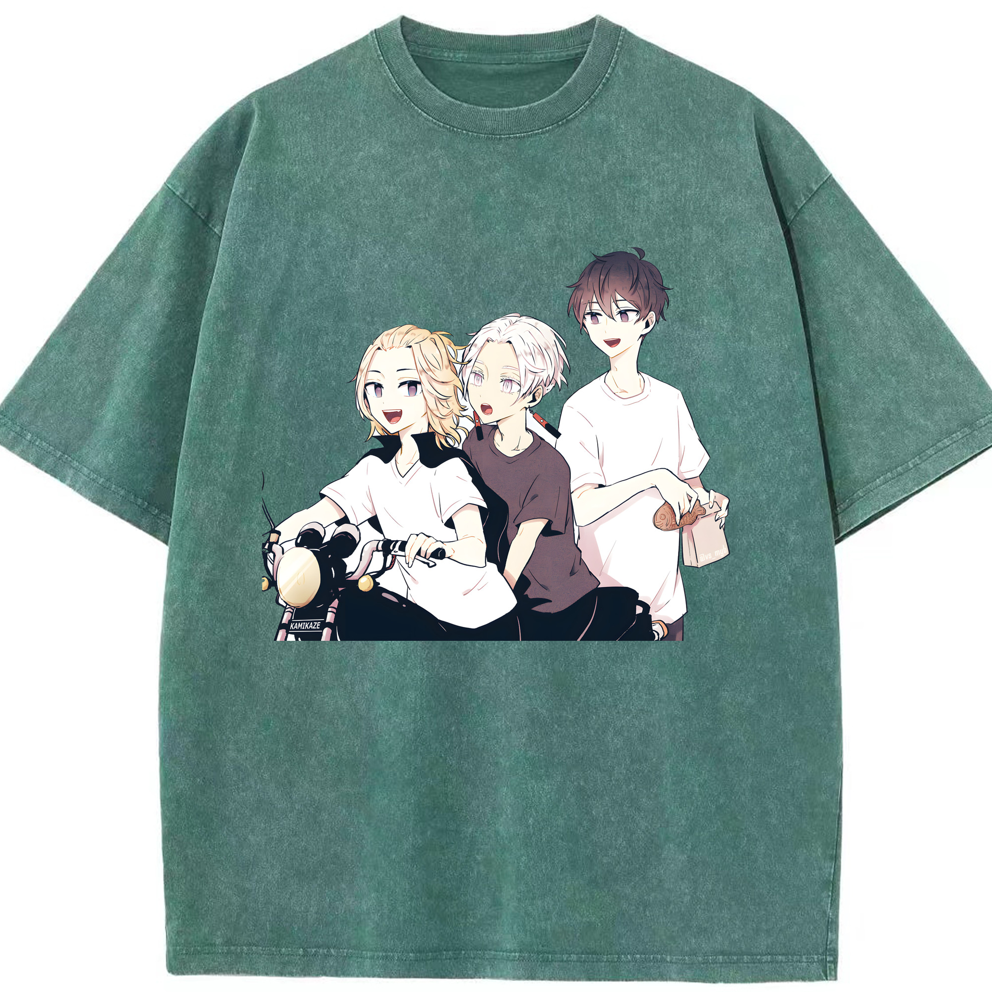 （画像用） 東京リベンジャーズ Tokyo Revengers 綿100% ヴィンテージ風 半袖Tシャツ（フロントプリント）